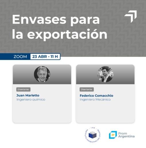 Capacitacion sobre Envases para Exportacion, organizado por PromArgentina