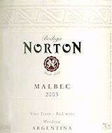Exportacion Norton Malbec